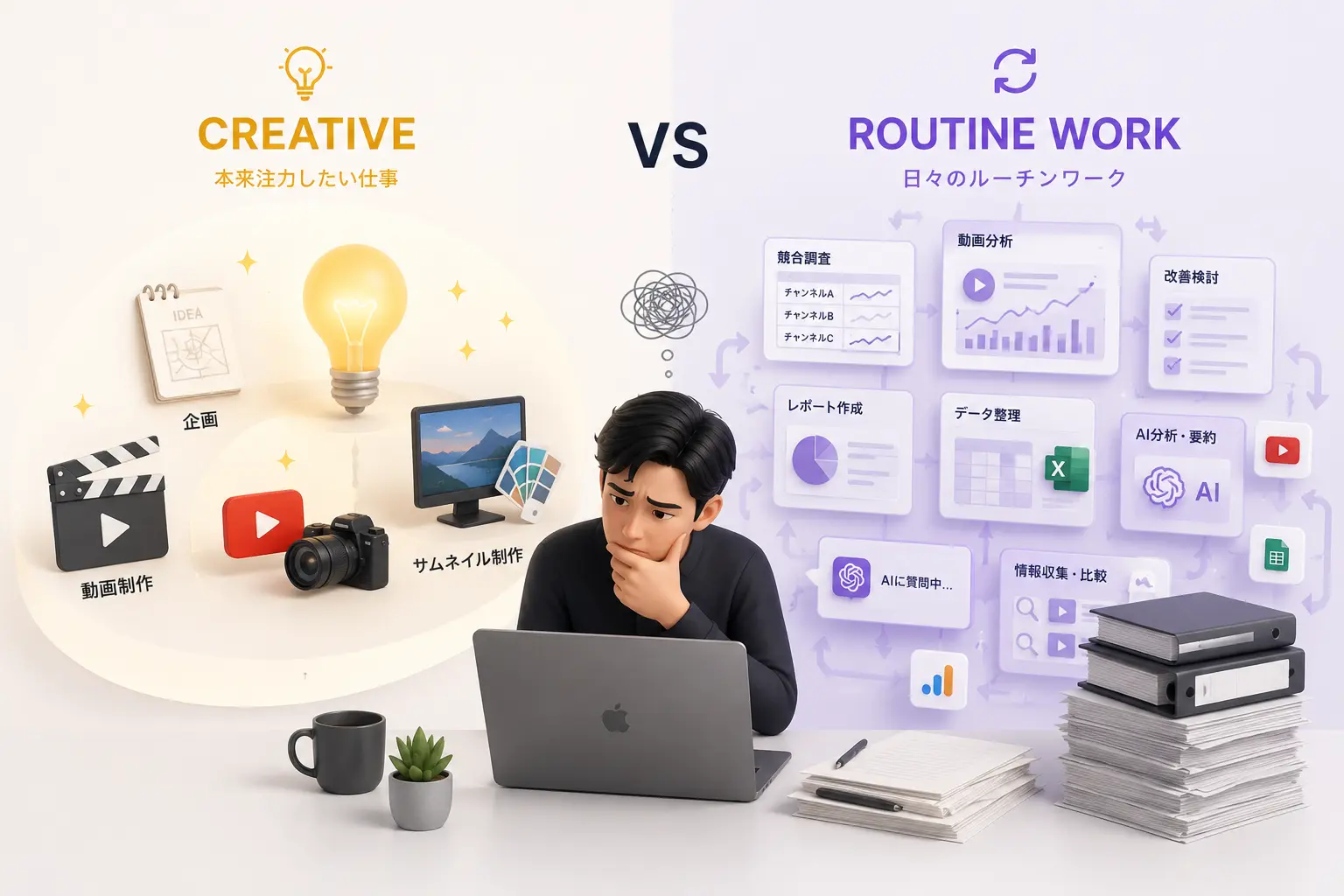 Creative vs Routine Work